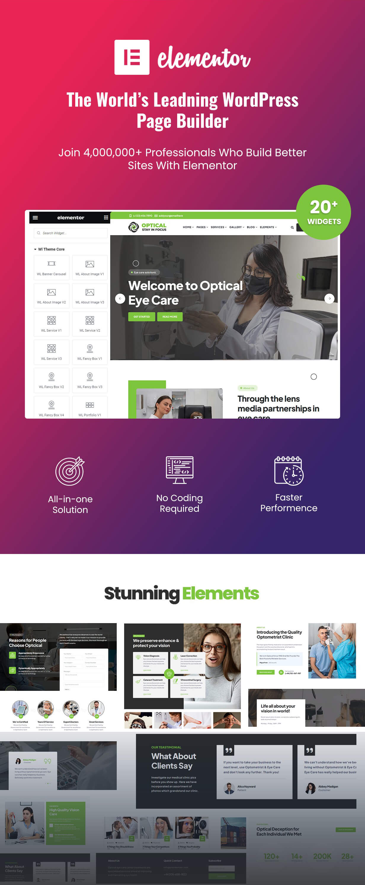 Optometrist & Eye Care WordPress Theme
