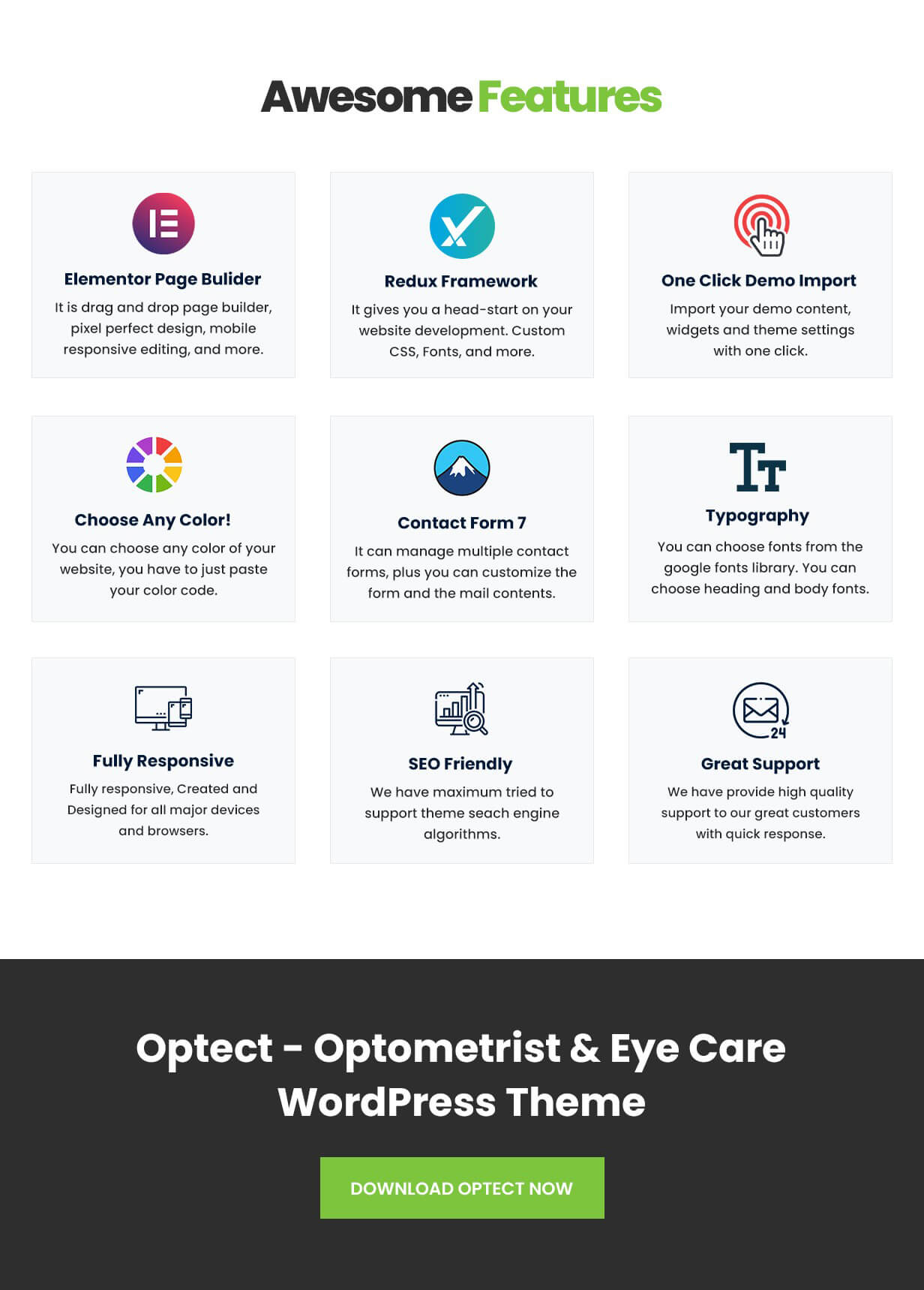 Optometrist & Eye Care WordPress Theme